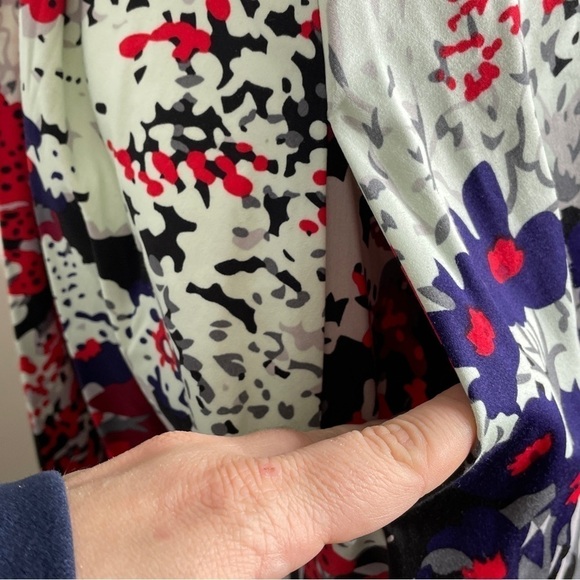 Parker Sleeveless Fit and Flare Congo Print Dress Small - Picture 6 of 9